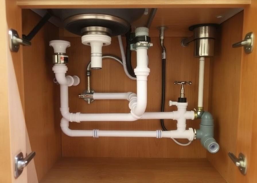 Under-Sink Plumbing - Photo 2